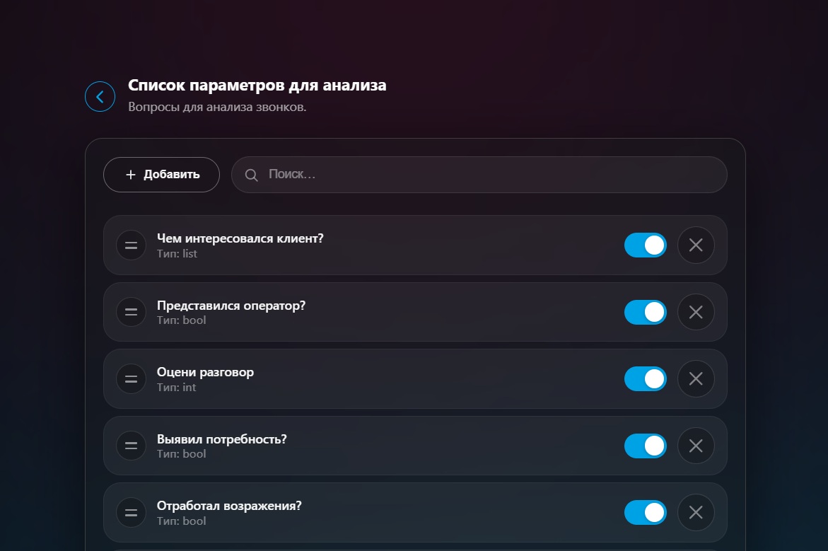 Контролируйте каждый разговор по вашим стандартам
