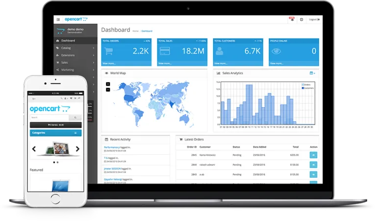 Создание интернет-магазина на OpenCart