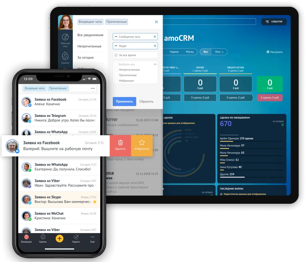 Внедрение amoCRM