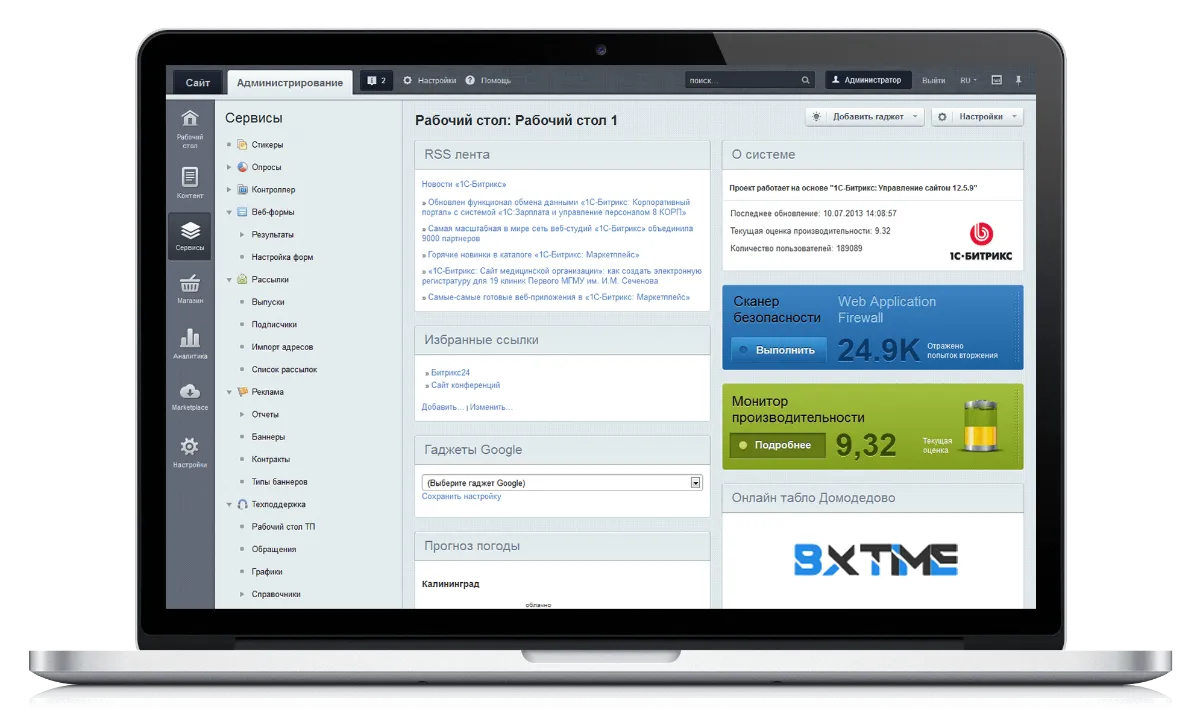 Настройка многосайтовости Битрикс