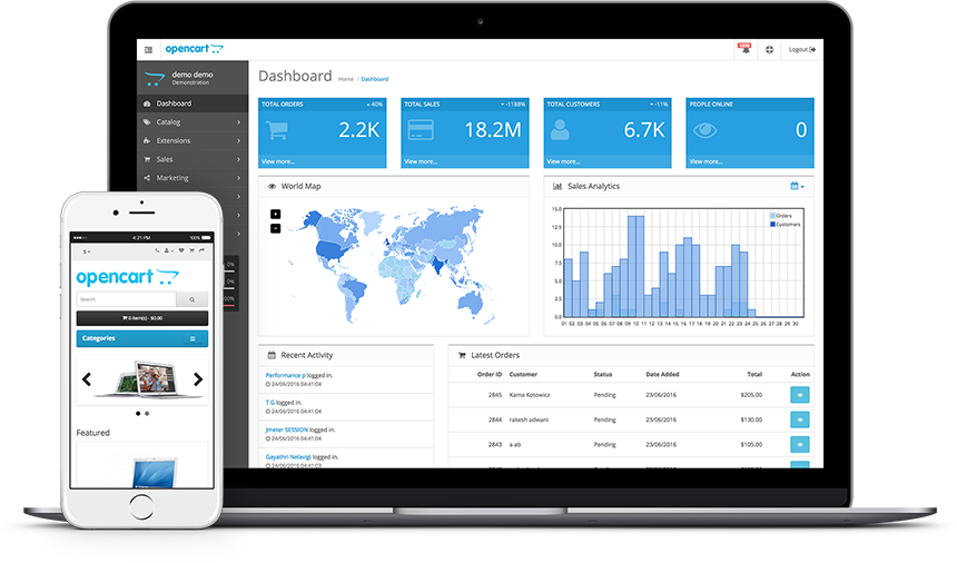 Создание интернет-магазина на OpenCart
