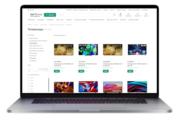 Увеличение скорости работы сайта маркетплейса